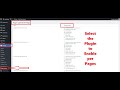 How to control WordPress plugin in different pages to enable