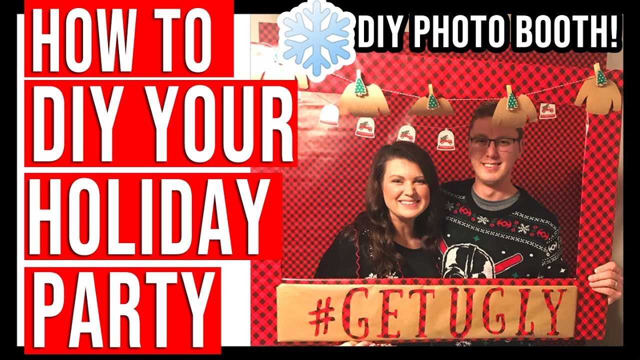 Holiday Hosting Tips + DIY Photo Booth & Easy Appetizer Recipes Ugly