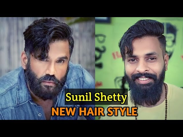 Aalim Hakim gave Suniel Shetty a hair makeover and he looks so dashing! -  Telegraph India