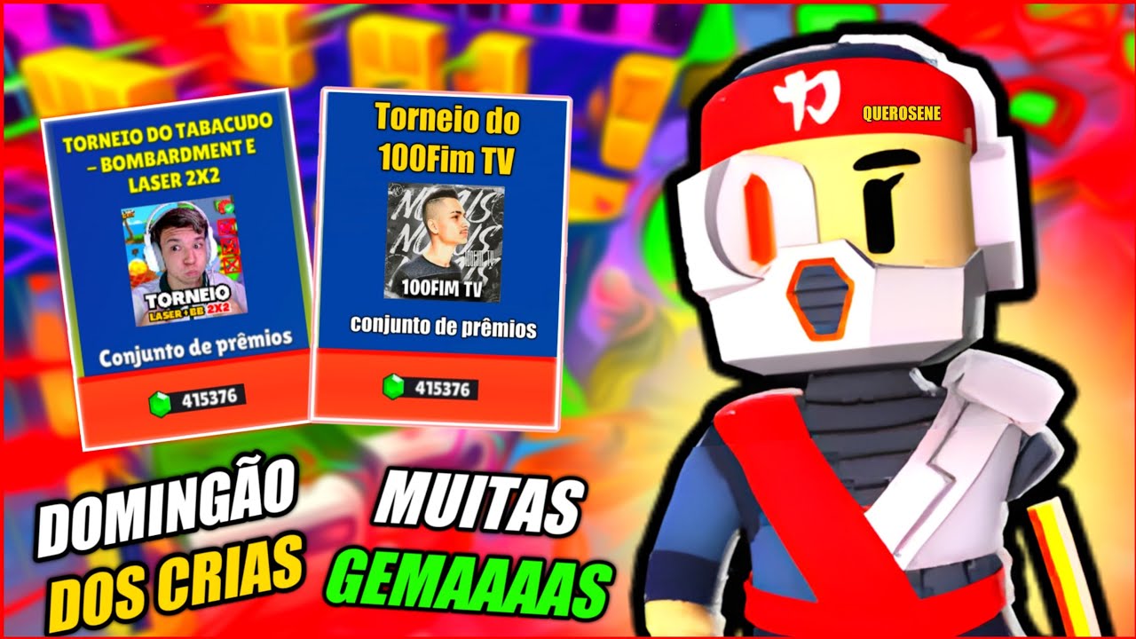 👑TORNEIO 2V2 DO 100FIM TV👑 STUMBLE GUYS AO VIVO👑 