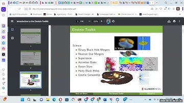 Introduction to The Einstein Toolkit (Opening Day)