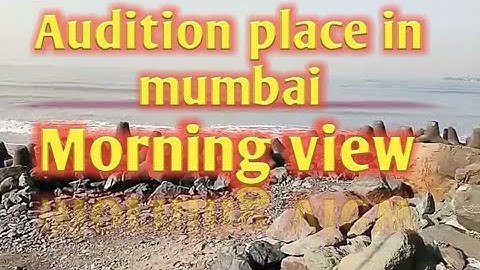Aram Nagar & Versova beach morning view || Audition place Mumbai || TV & Film audition Mumbai