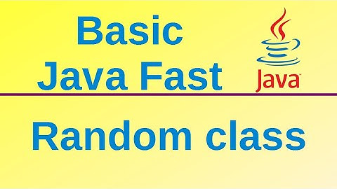Random numbers with Random class - Basic Java Fast (29)