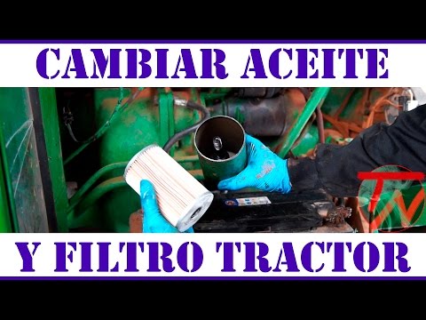 Video: ¿Cómo se cambia el filtro de aceite en un tractor?