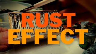 How to paint rust effect on terrain #new40k