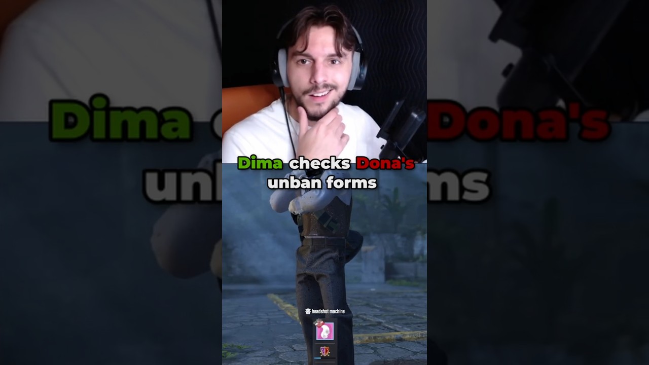 Dima checks Donas unban forms