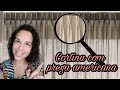 Cortina com prega americana parte 1