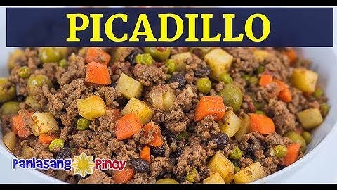 Picadillo  | Filipino Picadillo Version | Picadilyo