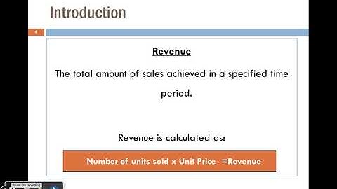 Revenue Management Principles--Class 1