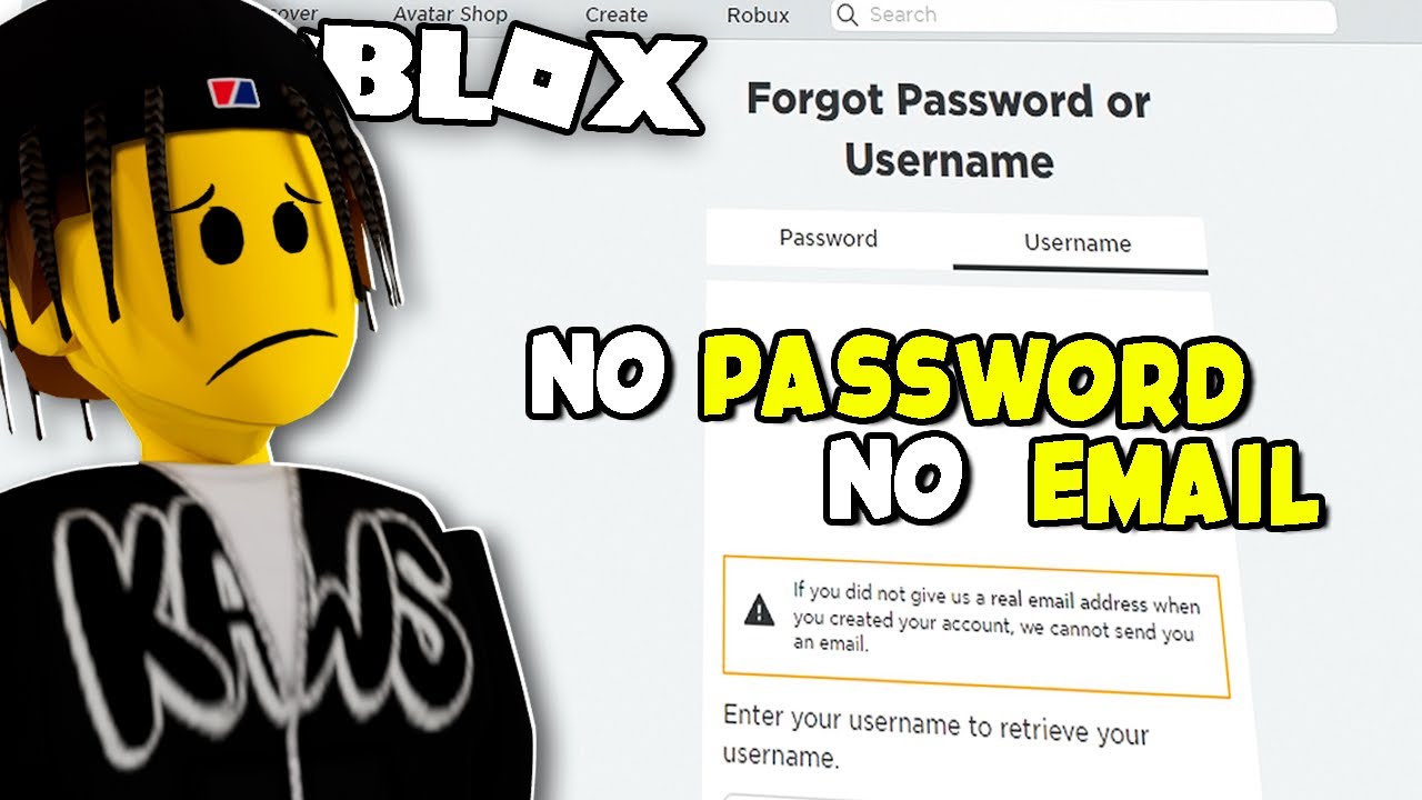 How To Recover Roblox Account WITHOUT Password Or Email 