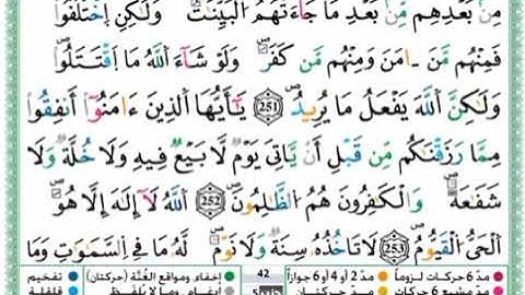 سورة البقرة - الحزب الخامس -الثمن 1 - برواية ورش عن نافع - حمزة الجزائري