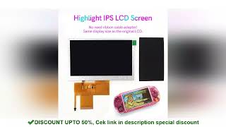 4.3inch PSP 1000 IPS LCD Highlight Screen Display No Need Ribbon Cable Adapter For Sony PSP 1000