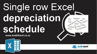 Depreciation expense calculation in Excel