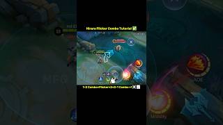 Hirara Flicker Combo Tutorial Mobile Legends #hirara #tutorial #shorts #mlbb