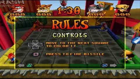 Crash Bash Pogo A Gogo PS1