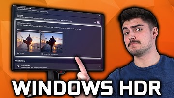 Windows SDR Content Slider (HDR Settings Guide)