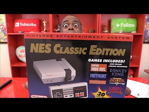 NES CLASSIC EDITION Unboxing & Demo! | Lamarr Wilson