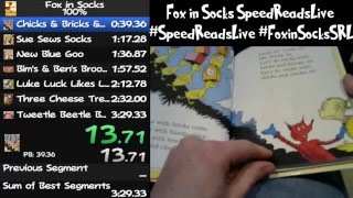 Fox in Socks 100% in 02:52.97 NEW PB #SpeedReadsLive #FoxinSocksSRL