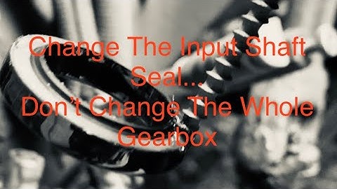 Power Steering Gear Box Input Shaft Seal