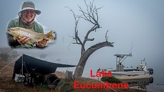 Lake Eucumbene, solo camp and fish
