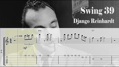 Swing 39 - Django Reinhardt | Gypsy Guitar Tab
