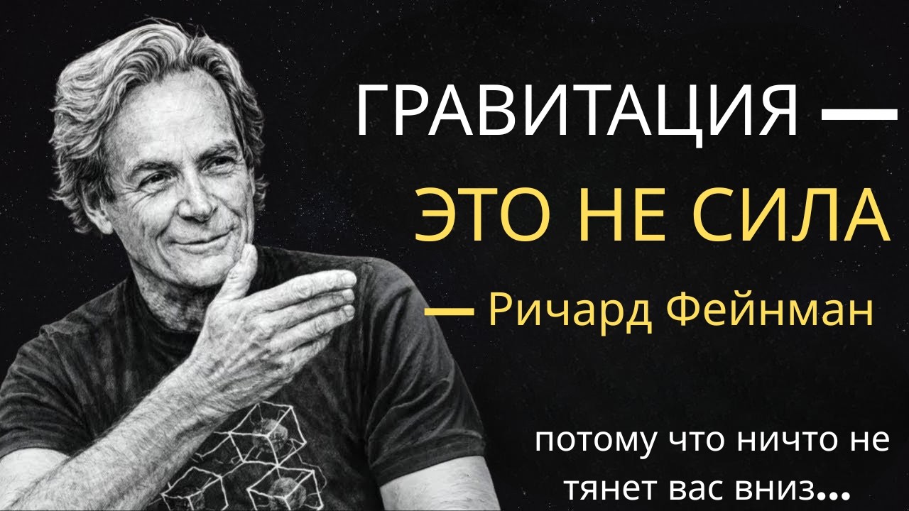 Что все неправильно понимают о гравитации — объясняет Richard Feynman
