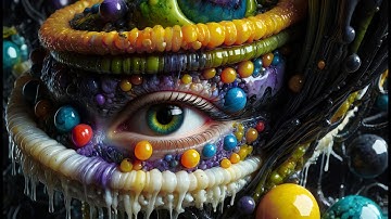 "Chromaviscera" AI Animation - Stable Diffusion & Deforum | Abstract Visuals [Dark Electro Beats]