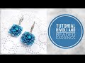 #МК - Серьги с риволи, бисером и бусинами | #Tutorial - Earrings with rivoli, beads and beads