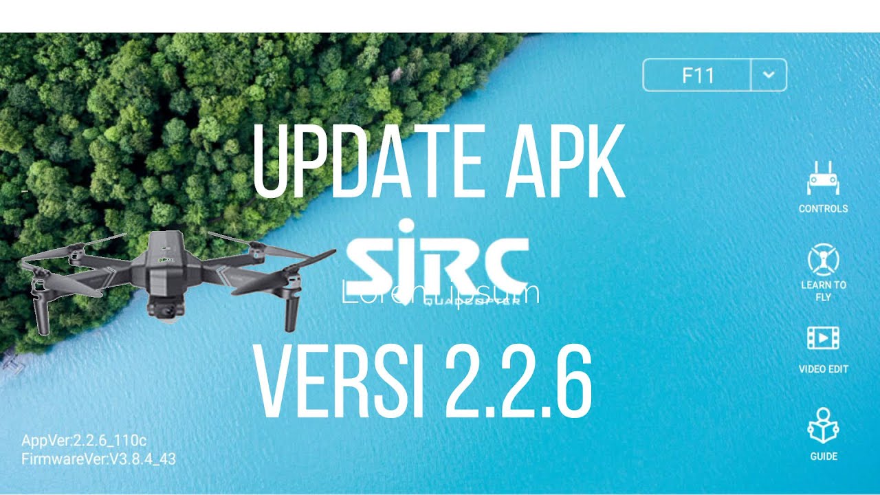 Update Apk Versi 2.2.6 Drone SJRC F11 Pro 4K