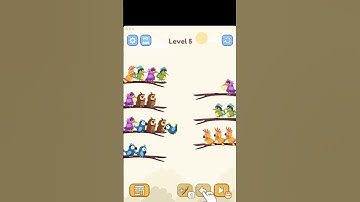 Bird Color Sort Level 5 🦚🦩🦜 ➖ Gameplay ➖ CaroGamesNL