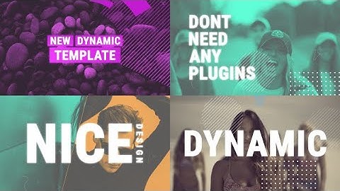 Modern Dynamic Slideshow After Effects Templates