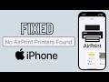 Fix AirPrint Not Working on iPhone (iOS 26)