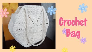 How to make Crochet Bag | Hexagon Shaped Bag | Easy pattern | Tutorial