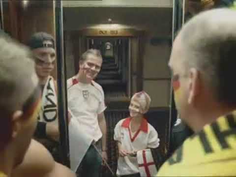 England - Germany MTN South Africa Commercial for World Cup 2010 (Two world wars and one world cup)