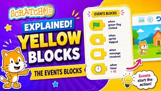 ScratchJr Yellow Blocks Explained | Learn Event Blocks for Beginners