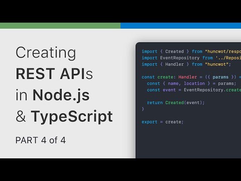 Creating REST APIs