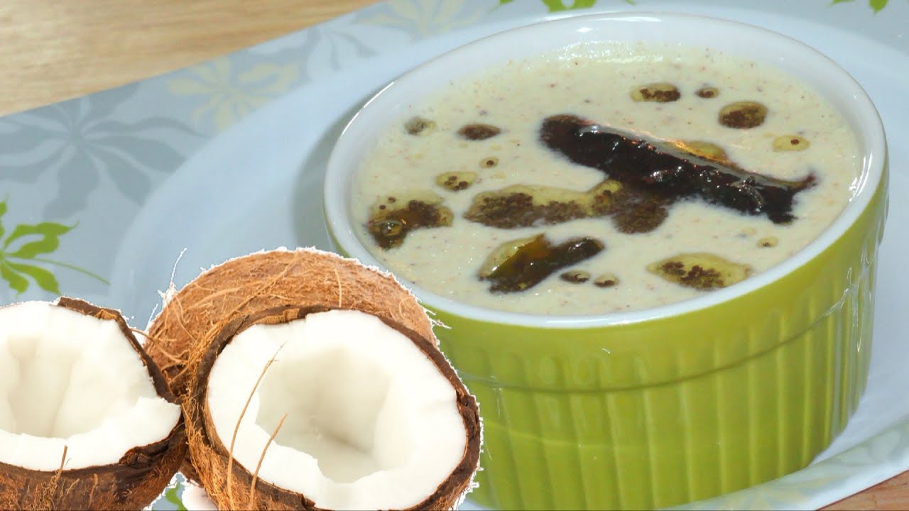 Coconut Chutney Recipe by Bhavna - Nariyal Chutney - Simple, Quick and Easy! | Bhavna