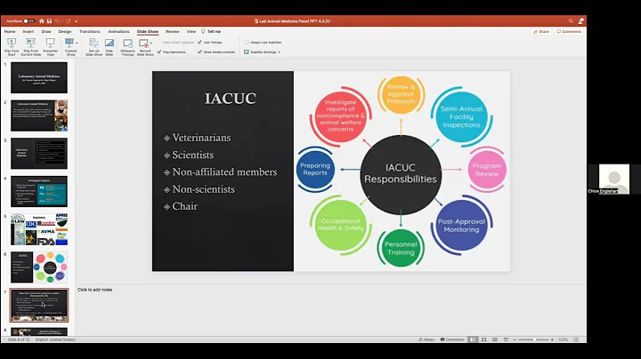 Pre-Vet Club General Body Meeting 6: Lab Animal Medicine Panel