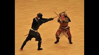 Samurai Sword Fighting in Armor Demo - Yagyu Shingan-Ryu Kacchu Heiho