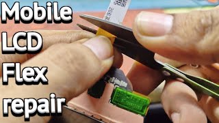 vivo y20 lcd broken flex repair | strip repair new trick | how to repair mobile LCD display strip