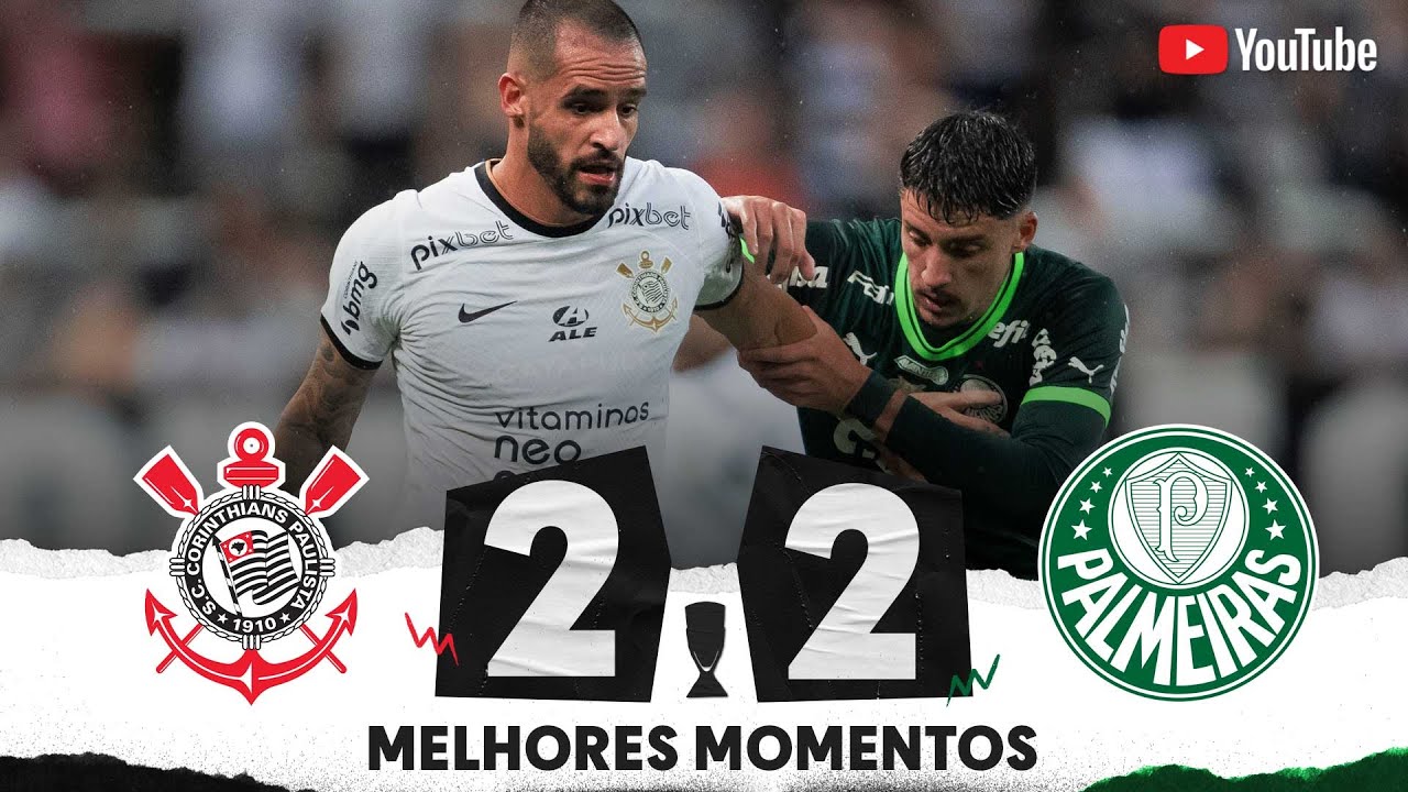 CORINTHIANS 3 X 2 PALMEIRAS, MELHORES MOMENTOS