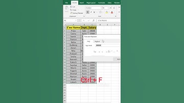 Shortcut keys Part 5 | Shortcut keys in excel #excel #shorts
