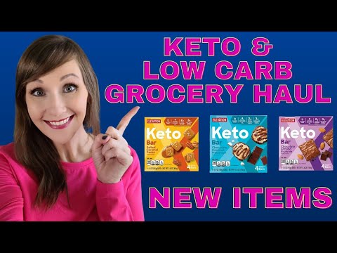 Keto Grocery Haul With Lots Of New Low Carb Products - YouTube