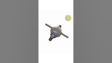 3D Differential Gear Design with SolidWorks | From 2D to 3D Masterpieces #solidworks #3ddesign