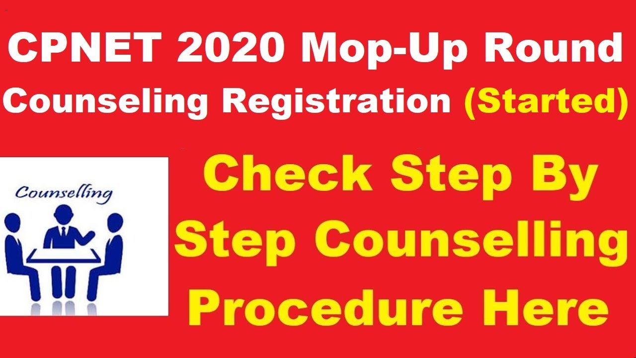 CPNET Mop-Up Round Counseling Registration (Started) - Apply for UP ANM/ GNM / Nursing Mop-Up Round