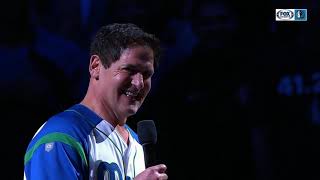 Mark Cuban delivers heartfelt thank you to Dirk Nowitzki for 21 seasons with the Dallas Mavericks