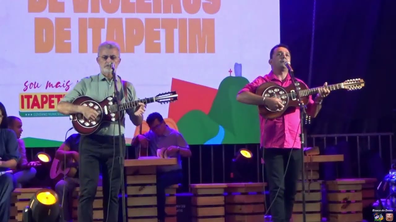 Rogério Meneses e Acrízio de França -  25º Festival de Violeiros de Itapetim