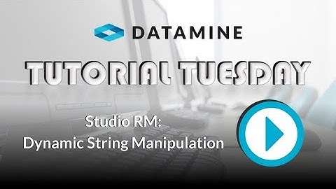 Studio RM: Dynamic Strings Manipulation