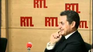 Laurent Gerra imite Nicolas Sarkozy présent dans les studios d'RTL