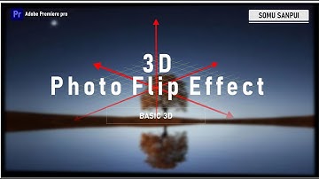 3D photo flipped effect using Basic 3D in Adobe Premiere Pro